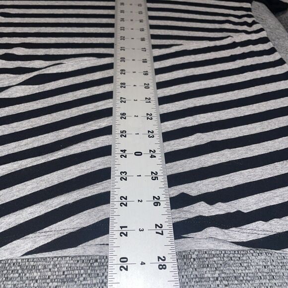 Vince Camuto Womens Tunic Top Size 3X Black Striped Minimalist Capsule Wardrobe - Picture 6 of 10